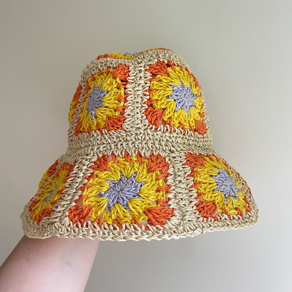 SOLD Raffia Bucket Hat